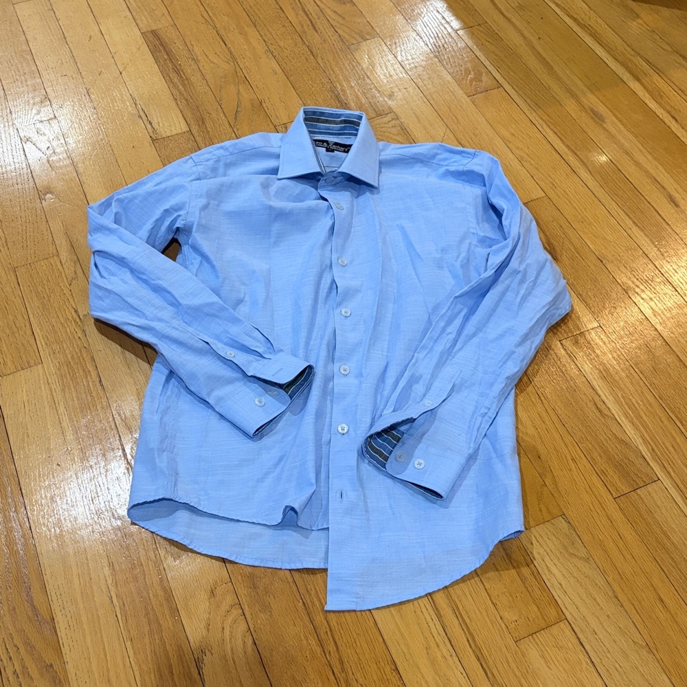 Leo & Zachary Kids Blur Button Down Size 16